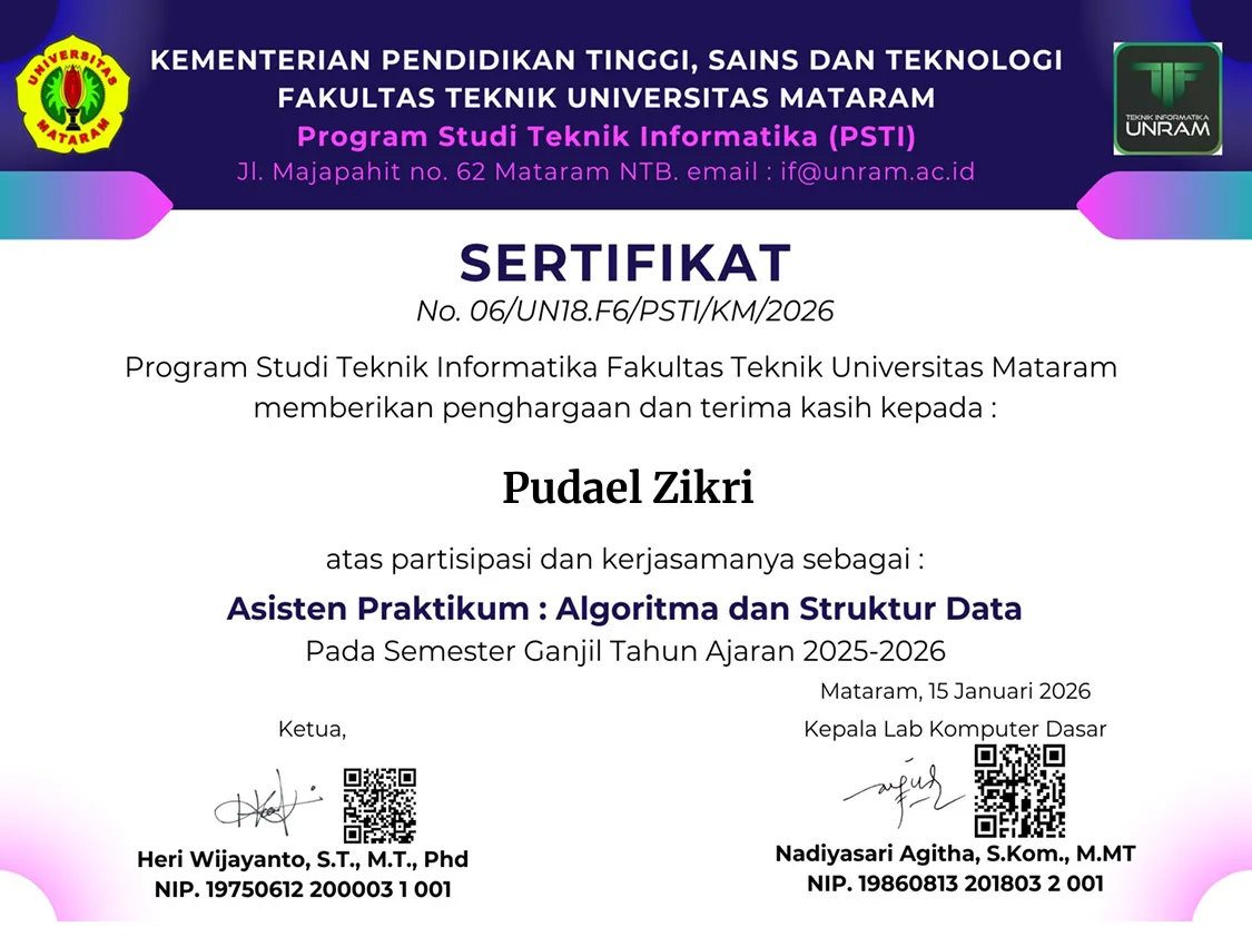 Algorithms & Data Structures, Teaching Assistant